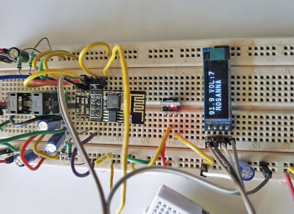 Remote Controlled Stereo FM Radio With RDS Using ESP-01